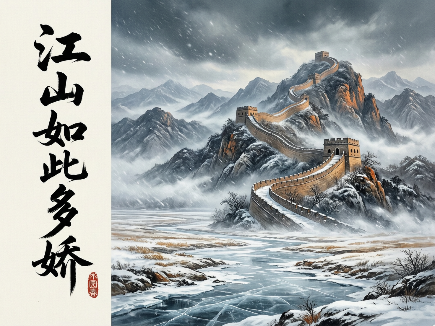 AI 生成图片，模型：qwen-image-max